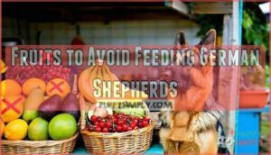 fruits to avoid feeding german shepherds