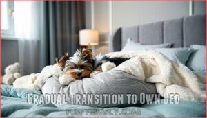 gradual transition to own bed