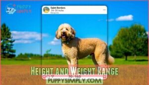 height and weight range