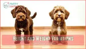 height and weight variations