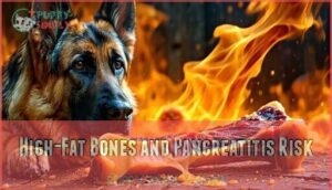 high-fat bones and pancreatitis risk