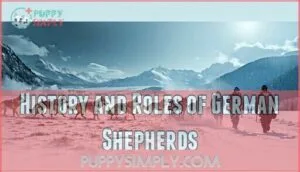 history and roles of german shepherds