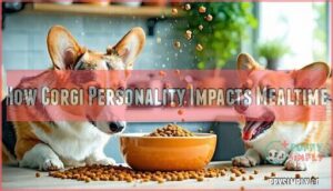 how corgi personality impacts mealtime