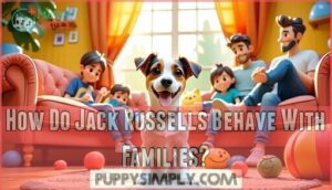 how do jack russells behave with families