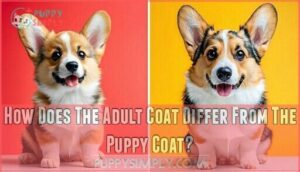 how does the adult coat differ from the puppy coat