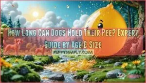 how long can dogs hold their pee