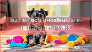 how long does it take to potty train a yorkie
