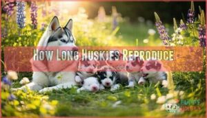 how long huskies reproduce