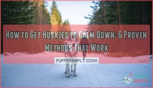 how to get huskies to calm down