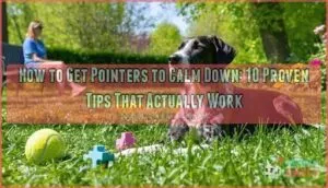 how to get pointers to calm down