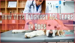 how vets diagnose acl tears in dogs