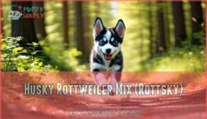 husky rottweiler mix (rottsky)