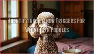 identifying common triggers for whining in poodles