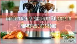 importance of nutrient balance in homemade dog food