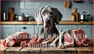 incorporating raw meaty bones in weimaraner diet