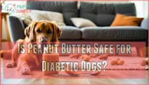 is peanut butter safe for diabetic dogs