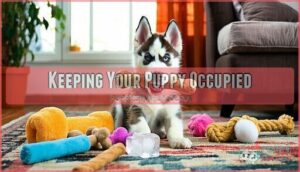 keeping your puppy occupied