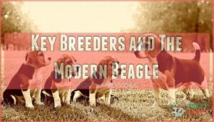 key breeders and the modern beagle
