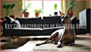 key characteristics of hairless dogs