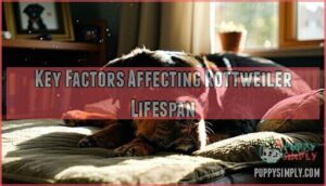 key factors affecting rottweiler lifespan
