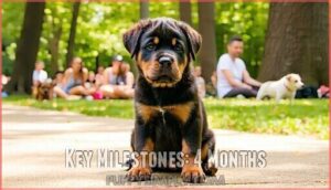 key milestones: 4 months
