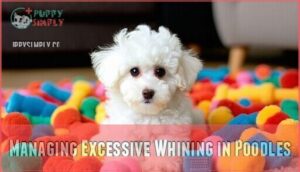 managing excessive whining in poodles