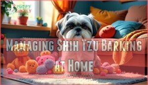 managing shih tzu barking at home