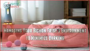 managing your bichon frise's environment to minimize barking