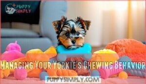 managing your yorkie's chewing behavior