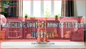 matching crate features to your lifestyle