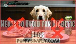 meats to avoid for diabetic dogs