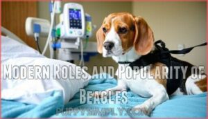 modern roles and popularity of beagles