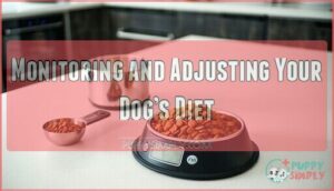 monitoring and adjusting your dog’s diet