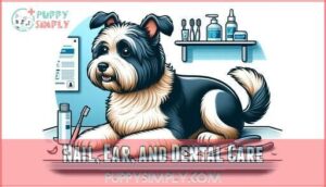 nail, ear, and dental care