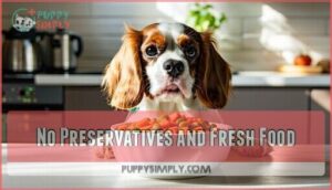 no preservatives and fresh food