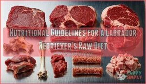 nutritional guidelines for a labrador retriever's raw diet