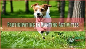 participating in hunting activities