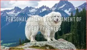 personality and temperament of great pyrenees