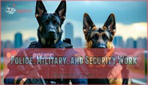 police, military, and security work
