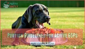 portion guidelines for active gsps