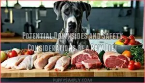 potential downsides and safety considerations of a raw diet