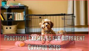 practical examples for different cavapoo sizes
