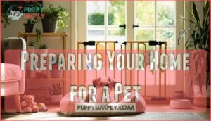preparing your home for a pet