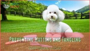 preventing matting and tangling