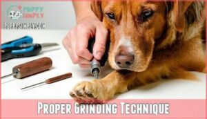 proper grinding technique
