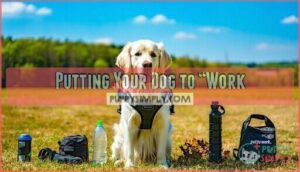 putting your dog to “work
