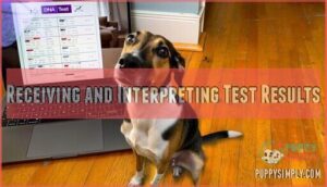 receiving and interpreting test results