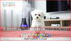 redirecting your bichon frise's attention away from barking