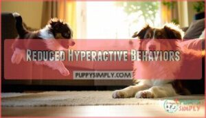 reduced hyperactive behaviors