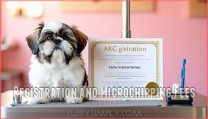 registration and microchipping fees